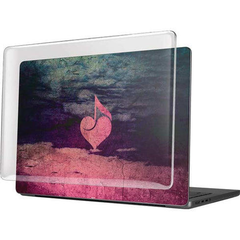 Rustic Musical Heart MacBook Pro 14in (2021-24) Case plus Skin